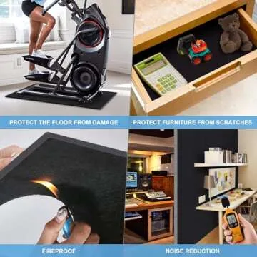 Foam Insulation Neoprene Sheets with Adhesive,Multi-Function Soundproof Large Marine Closed Cell Neoprene Rubber Roll (W：12 Inch T:1/16 Inch L:59 Inch,Black)