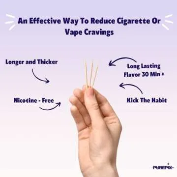 PurePix QuitPix Flavored Toothpicks for Quitting Smoking