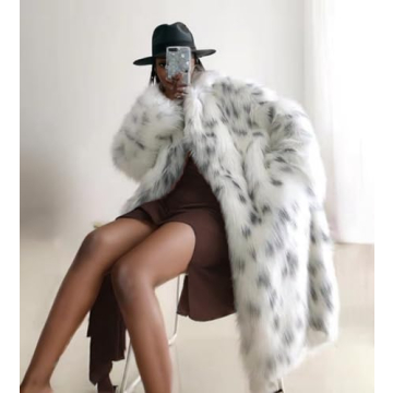 Elegant Tinhulf Faux Fur Winter Coat for Women