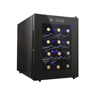 Compact 12 Bottle Wine Cooler with Touch Screen Control