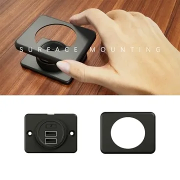 RV USB Outlet DAMAVO YM1236 Dual Port Charger for Cars