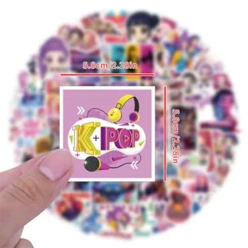 110 Unique Demon Movie Hunters Stickers - Anime Fun