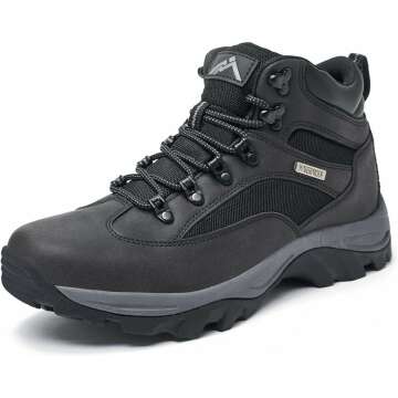 CC-Los Men's Waterproof Hiking Boots - Lightweight & Comfortable Outdoor Footwear