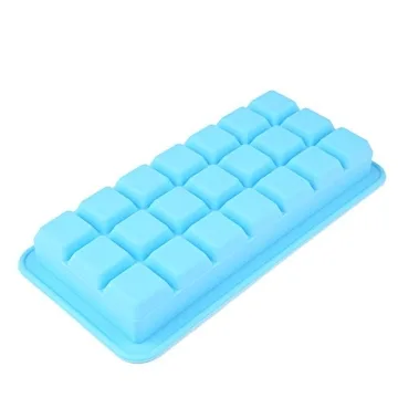 Mirenlife Silicone Ice Cube Trays with Lids, Set of 2