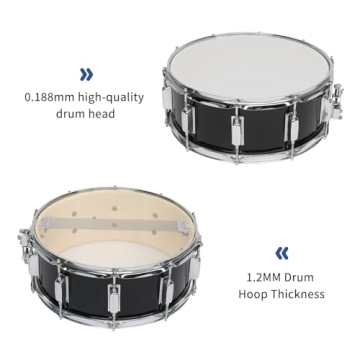 Ktaxon 14x5.5 Snare Drum Set for Beginners