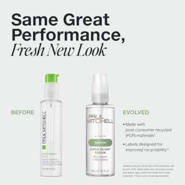 Paul Mitchell Super Skinny Serum, Speeds Up Drying Time, Humidity Resistant, For Frizzy Hair, 8.5 fl. oz.