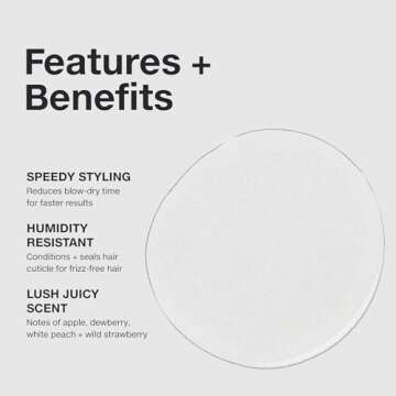 Paul Mitchell Super Skinny Serum, Speeds Up Drying Time, Humidity Resistant, For Frizzy Hair, 8.5 fl. oz.