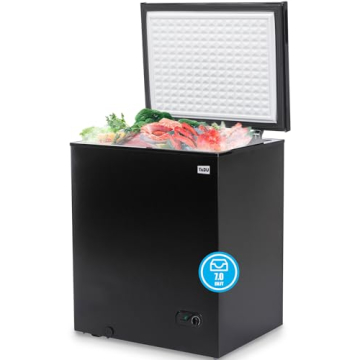 TABU 7.0 Cu Ft Chest Freezer - Energy Efficient Deep Freezer with Adjustable Thermostat