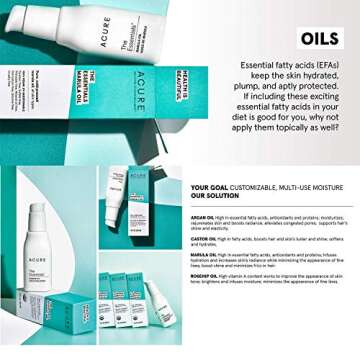 Acure The Essentials Marula for Dry Skin & Hair Oil, 1 Fl Oz