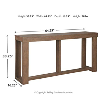 Stylish Ashley Console Table in Grayish Brown for Modern Homes