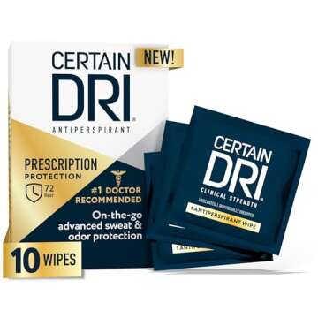 Certain Dri Antiperspirant Wipes 10ct & Everyday Strength Stick 2.6oz