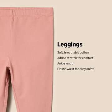 Amazon Essentials x Sofia Grainge Toddler Leggings Pack