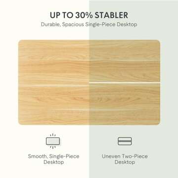 Stylish Electric Adjustable Standing Desk for Home Office