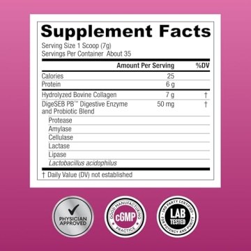 Physician's CHOICE Collagen Peptides for Hair Skin Joints