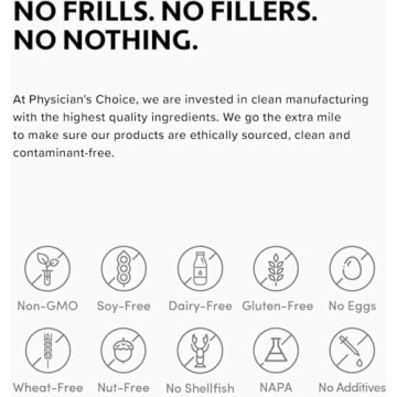 Physician's CHOICE Collagen Peptides for Hair Skin Joints