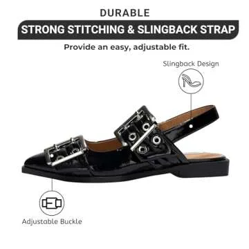 Stylish Project Cloud Women's Memory Foam Flats