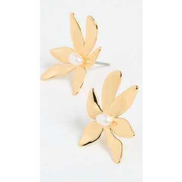 Lele Sadoughi Women's Iris Stud Earrings, Gold, One Size