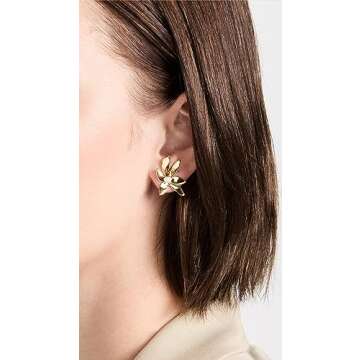 Lele Sadoughi Women's Iris Stud Earrings, Gold, One Size