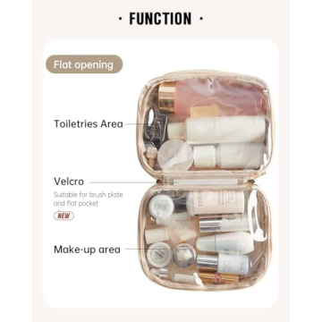 EACHY Travel Makeup Bag for Women - Stylish Storage Solution