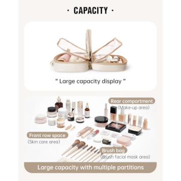 EACHY Travel Makeup Bag for Women - Stylish Storage Solution