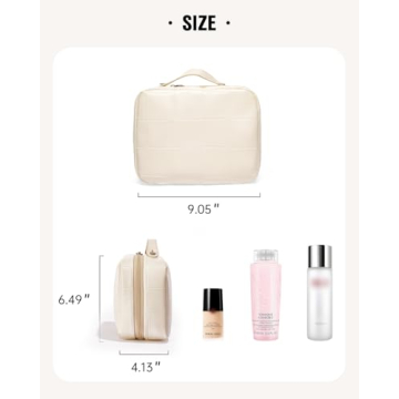 EACHY Travel Makeup Bag for Women - Stylish Storage Solution