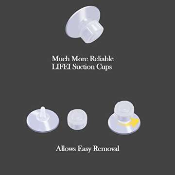 LIFEI Portable Blackout Shades for Travelers & Kids