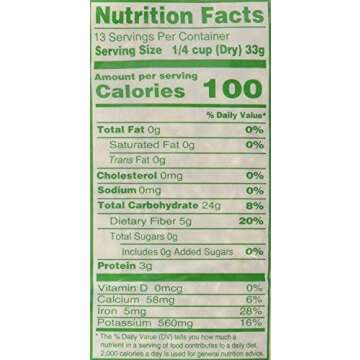 Gefen Pearl Barley Total of 3 Pounds, Premium Quality Pearled Barley, Product of The USA, 16oz (3 Pack)