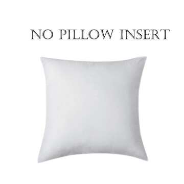 LANANAS Decorative Square Throw Pillow Covers Set Super Soft Luxury Faux Fur Pillow Case Cover for Sofa Living Room 18 x 18 Inch Pack of 2 (18"x 18", Pack of 2, Pearl White)