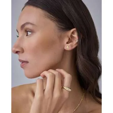 PAVOI 14K Gold Earrings: Dainty, Sustainable, Stylish Jewelry
