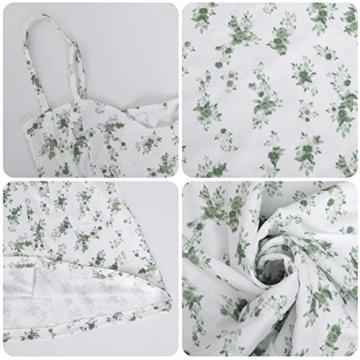 Women's Floral Mini Dress Bohemian Spaghetti Strap Summer