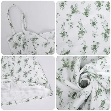 Women's Floral Mini Dress Bohemian Spaghetti Strap Summer