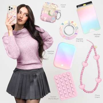 Chic iPhone 15 Pro Max Case with MagSafe Compatibility