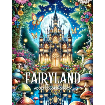 Fairyland Adult Coloring Book for Mindfulness & Relaxation