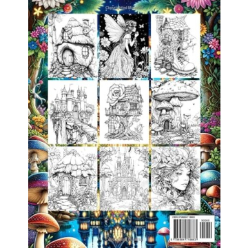Fairyland Adult Coloring Book for Creativity and Relaxation