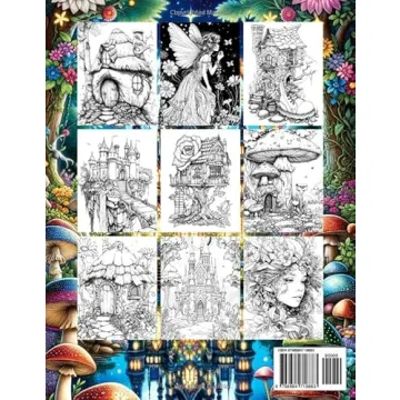 Fairyland Adult Coloring Book for Creativity and Relaxation