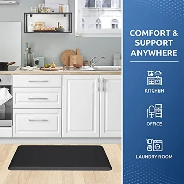 Anti-Fatigue Kitchen Mat Waterproof Non-Slip 17.3"x28"