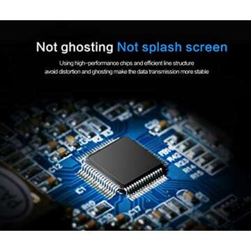 Elecable USB to HDMI/VGA Adapter, 1080P Display, Compatible with Windows and Mac OS