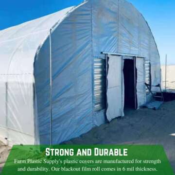 Farm Plastic Supply Panda Film Greenhouse Cover 6 mil