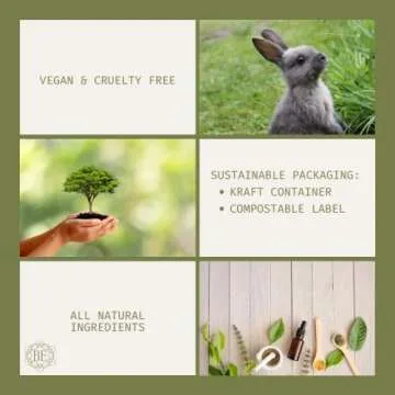 Bare Elements Vegan Lotion Stick | Low Waste - All Natural - Compostable Packaging - Compostable Label - Non Toxic