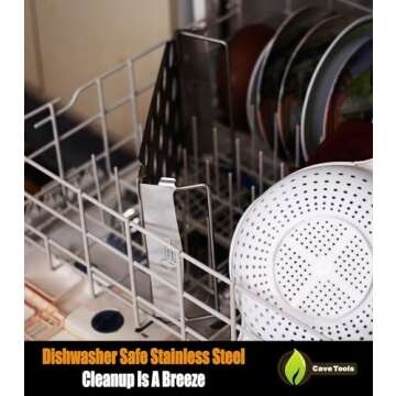 Cave Tools Jalapeno Corer Tool Grill Topper for Cooking Peppers, Chicken Legs & Wings or Chili - 24 Capacity Racks- BBQ Grill and Smoker Accessories, Dishwasher Safe