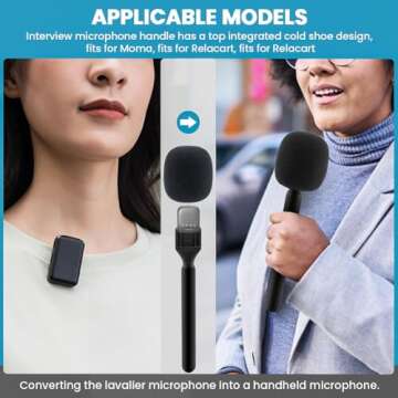 DJI Wireless Mic 2 Handheld Mount Adapter