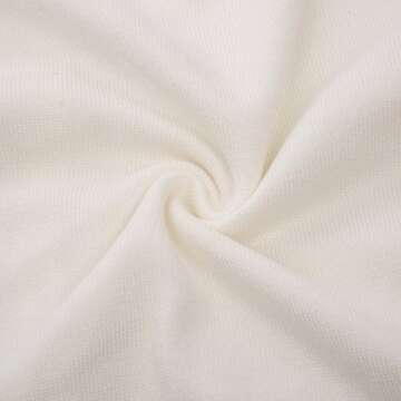 Belle Poque Plus Size Button Down Sweater White Bolero Shrug for Women XXL White