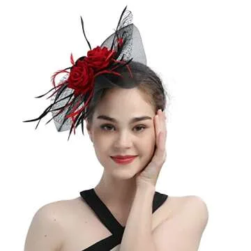 LATIMOON Elegant Derby Fascinator for Women and Girls