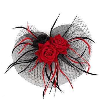 LATIMOON Elegant Derby Fascinator for Women and Girls