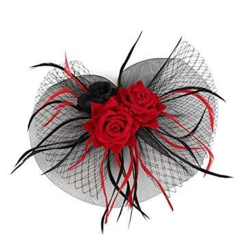 LATIMOON Elegant Derby Fascinator for Women and Girls