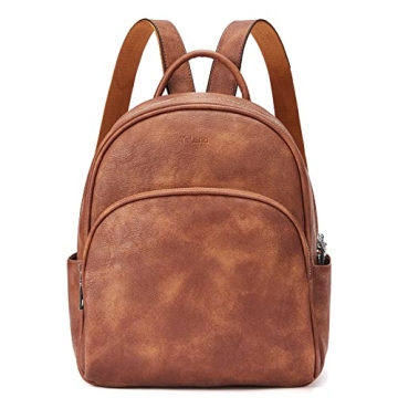Telena Small Backpack Purse for Women: Stylish Mini Leather Shoulder Bag