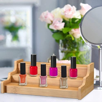 Spice Rack Kitchen Organizer Bamboo Expandable Shelf