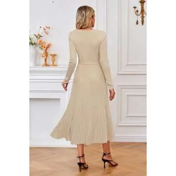 Arach&Cloz Women's Sweater Dress - Stylish & Versatile