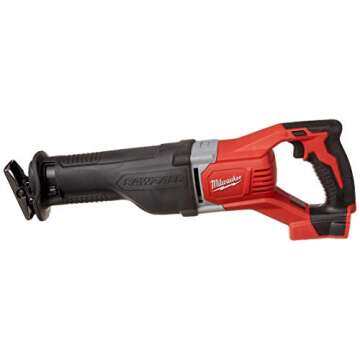 Milwaukee 2621-20 M18 18V Lithium Ion Cordless Sawzall 3,000RPM Reciprocating Saw with Quik Lok Blad...