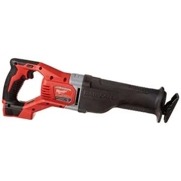 Milwaukee 2621-20 M18 18V Lithium Ion Cordless Sawzall 3,000RPM Reciprocating Saw with Quik Lok Blade Clamp and All Metal Gearbox (Bare Tool)